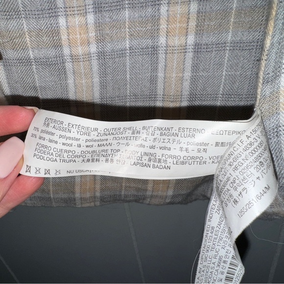 Zara trafaluc pink wool coat - Picture 8 of 11